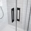 Radaway Idea Black 8 Kdd kabina 100x80cm czarny mat/szkło przejrzyste 10370100-54-01L/10370080-54-01R